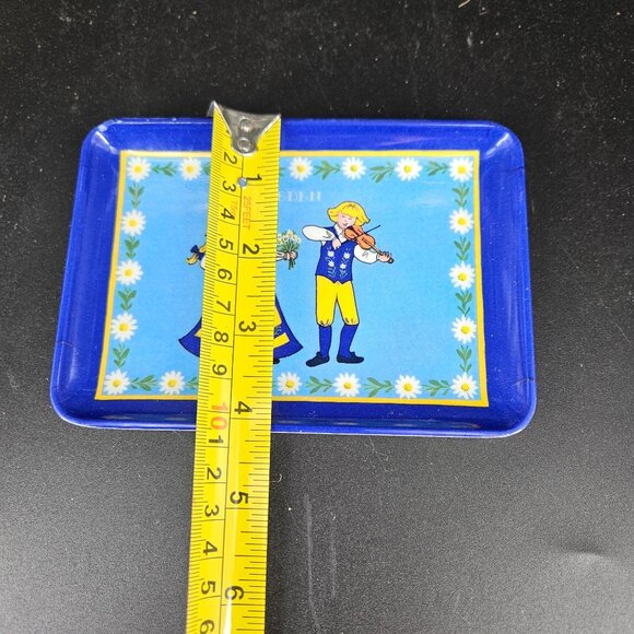 Vintage Swedish Decorative Tray Trinket Dish Gerhards Plastic Melamine 4" x 6" - Picture 9 of 10